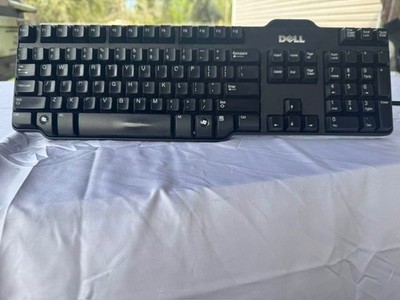 Dell SK-8115 Wired USB Keyboard Black Full Size OEM PC Tested Working