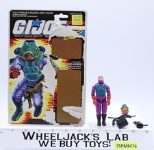 Toxo-Viper V1 100  Complete 34 Cardback 1988 G.I. Joe Hasbro Vintage Figure