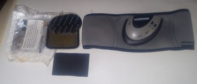Slendertone Flex Abdominal Toning System Device Belt Manual & Bag Grey Blue