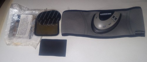 Slendertone Flex Abdominal Toning System Device Belt Manual & Bag Grey Blue