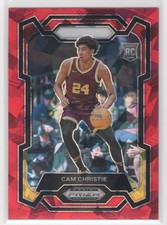 #4 Cam Christie 2024-25 Prizm Draft Picks Red Ice RC