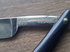 Vintage Straight Razor &ndash; #125 James H. Flagg Hollow Ground Blade