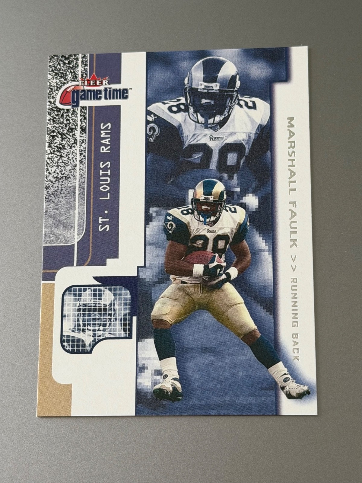 2001 Fleer Game Time - Marshall Faulk #14