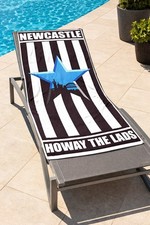 Newcastle football Inspired Football Lightweight Towel Beach Gift Idea Holiday
