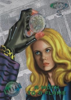 A Moth to a Flame (#55) | 1995 Fleer Batman Forever | Silver Flasher | EX