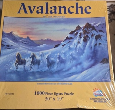 Avalanche 1000 Teile Puzzle komplett neu & versiegelt