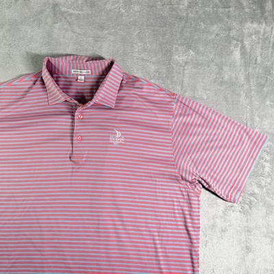 Peter Millar 2015 US Open Chambers Bay Golf Polo Shirt XXL Coral