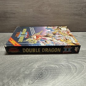 Double Dragon II 2 The Revenge Nintendo NES CIB Box Manuale Testato Autentico