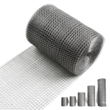 5" X 30 Ft 304 Stainless Steel Mesh, Wire Mesh for Rodent, Hole Fill Fabric Gap