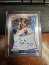 Chelsea Green 2026 Topps Chrome WWE #BBA-CHE Blue Brand Auto Smackdown