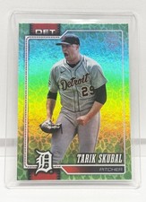 2026 Topps Series 1 #300 Tarik Skubal Easter Holiday Green Foil Tigers