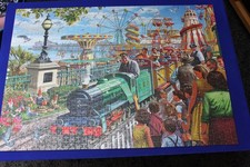 Falcon de luxe Puzzle "Fun at the Seaside" Steve Crisp, 1000pc, VGC.