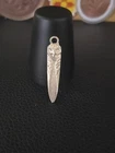 Hand Poured Silver .999 5.1g Bar Stylized Owl Pendant Slacker1Studios