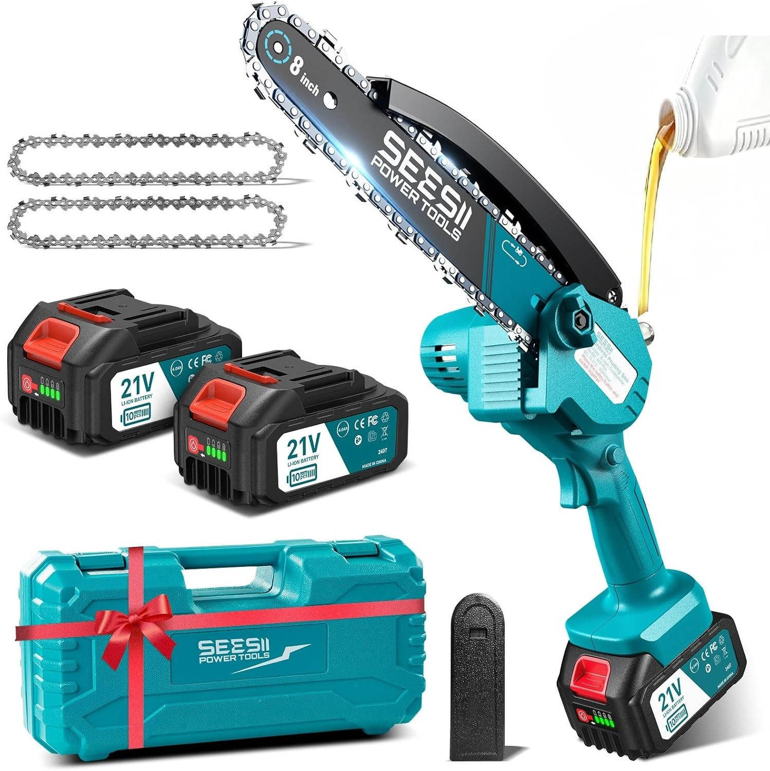 Recensione Tecnica: Motosega Elettrica 8 Pollici 2x4.0Ah con Sistema Olio