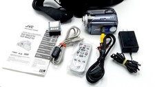 JVC Everio GZ-MG37U 30GB HDD Camcorder Bundle  Cables, Remote - Works