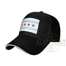 Flag of Chicago, Illinois Unisex Baseball Cap Dad Hat Adjustable Hat