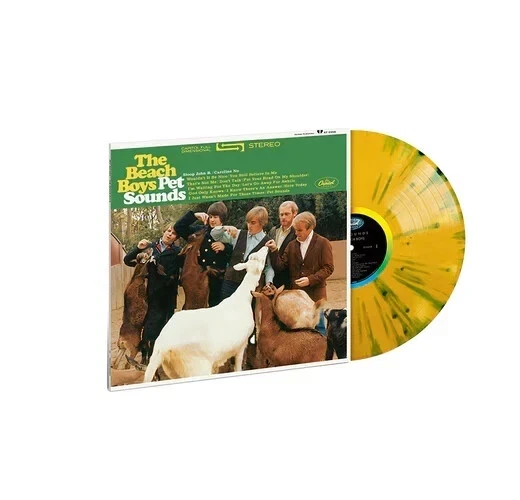 The Beach Boys, Pet Sounds, Ltd. #78 Yellow Green Splatter COLOR + PET TOY! NEW! - Image 2 of 4