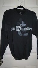 EUC Walt Disney World Black Mickey Mouse Sweatshirt Adult Size Medium