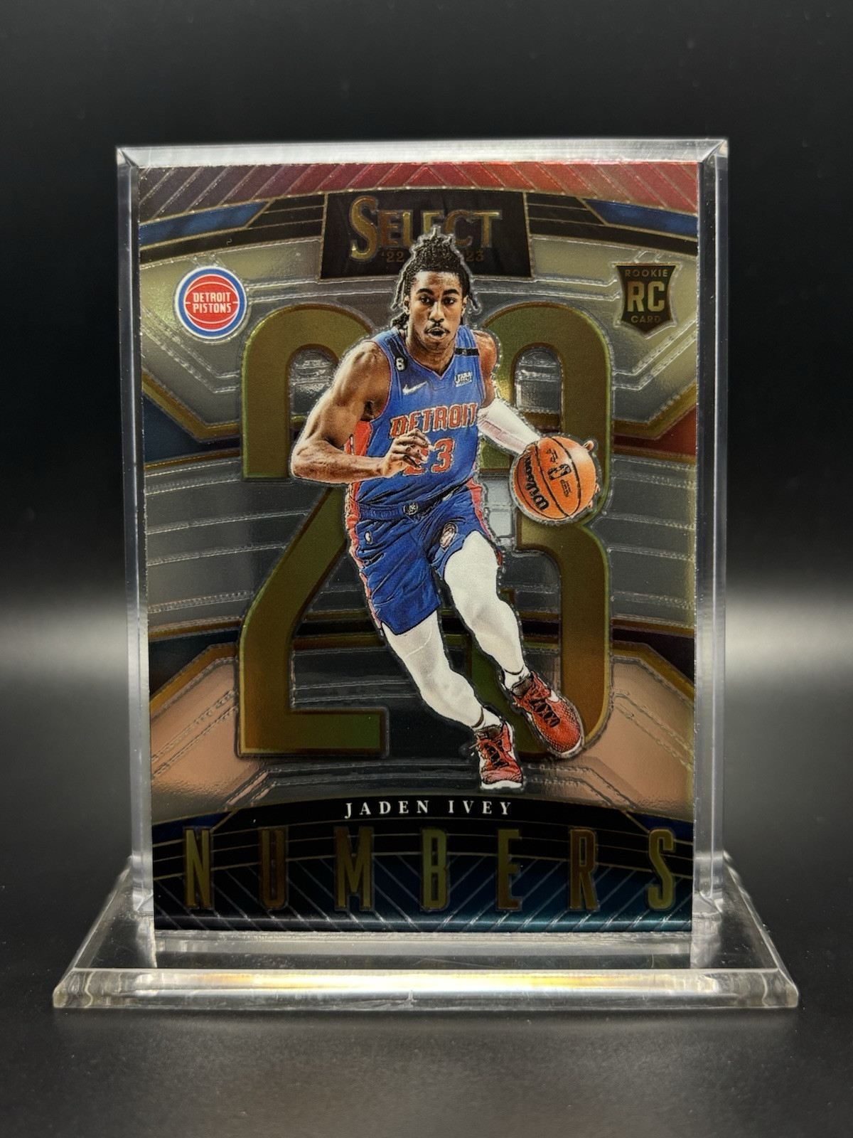 2022-23 Panini Select - Jaden Ivey Numbers RC No. 22