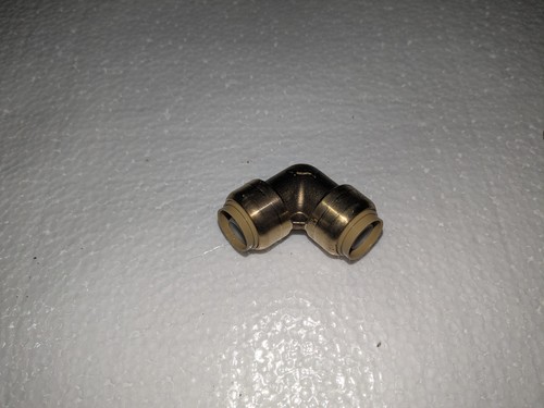 SharkBite Max 1/2 in. Brass 90-Degree Push-to-Connect Elbow Fitting