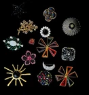 Lot Of 14 Vintage Costume Jewelry Brooches Pins - Some Signed