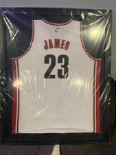 LeBron James Autographed 2003-04 Signed Framed Cavaliers Home Rookie Jersey UDA