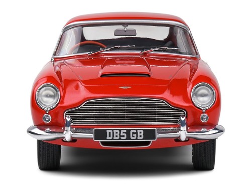 1964 ASTON MARTIN DB5 RHD RED 1/18 DIECAST MODEL CAR BY SOLIDO S1807103 - Picture 7 of 9