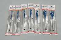Bosch FlachfräSer FlachfräSbohrer Holzbohrer Bohrer Set 6,8,10,12,13,22,24 Mm !!