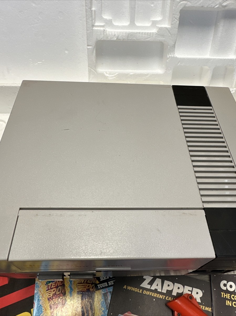 Nintendo NES Action Set CIB Tested Works Used W Box Super Nintendo NES Action Set CIB Tested Works Used W Box Super