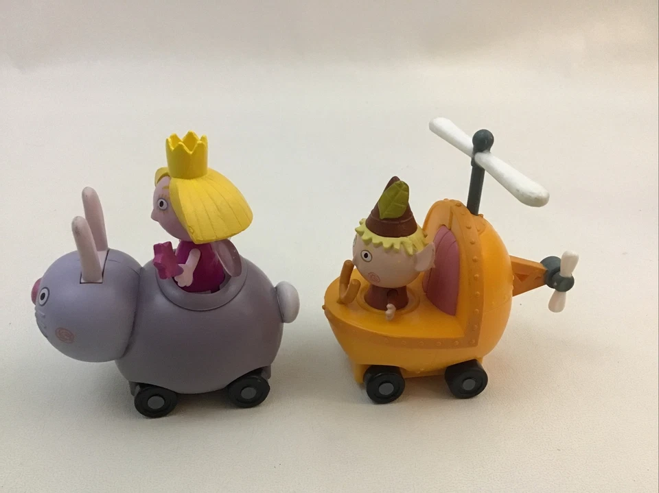 Ben And Holly's Little Kingdom Lote de 2 Figuras Magic Movers Vehículos Pullback Foto 2 de 4