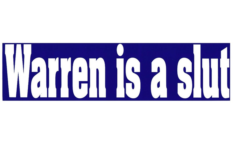 Warren is a Slut Bumper Sticker Haynes Government Mule Allman Bros Grateful Dead