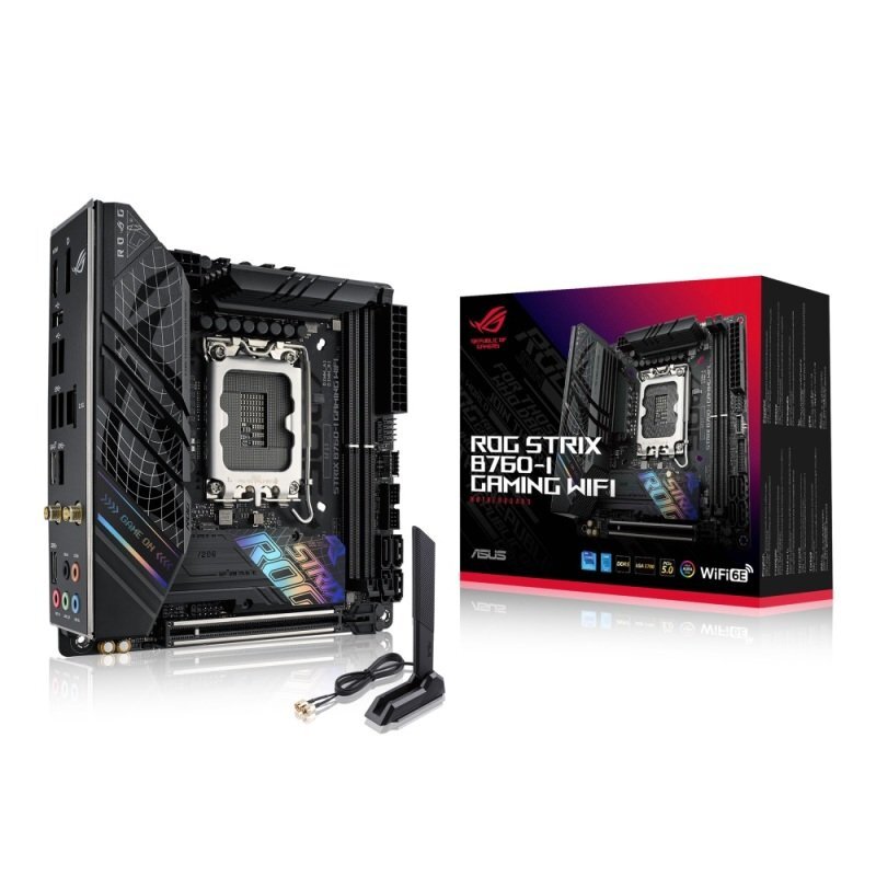ASUS Intel ROG STRIX B760-I GAMING WIFI LGA 1700 DDR5 Mini ITX