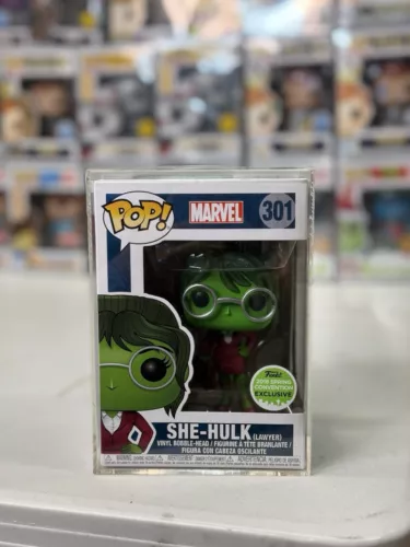 Funko Pop! Marvel 301 She-Hulk (Lawyer) 2018 Spring Con Exclusive Vinyl Figure R