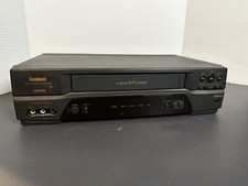 Symphonic SL2860 VHS VCR w/ Power Cord No Remote For Parts Or Repair Only