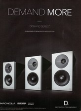 Definitive Tech - Demand Series Speakers - Original Magazine Ad - 2018