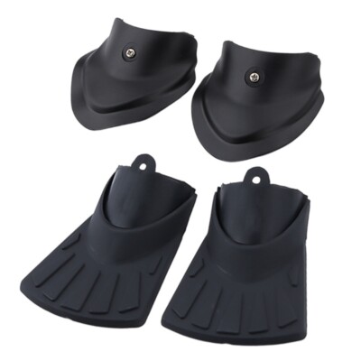 Electric Scooter Front Rear Mudguard Bracket Fishtail Shape Scooter Mud Flap Set