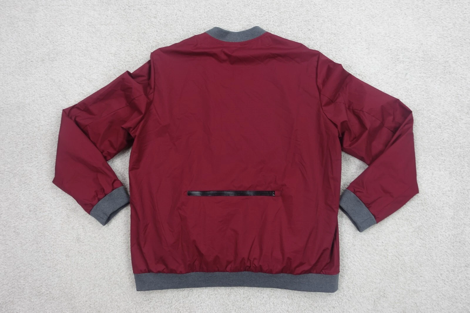 Rick Owens Giacca Bomber Uomo XXXL Grigio Lana Merino Reversibile Full Zip con Cappuccio