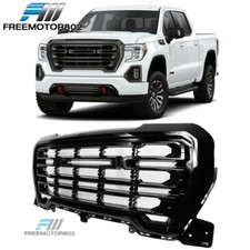 Fits 19-21 Gmc Sierra 1500 Front Bumper Upper Grille Gloss Black Fits 19-21 Gmc Sierra 1500 Front Bumper Upper Grille Gloss Black