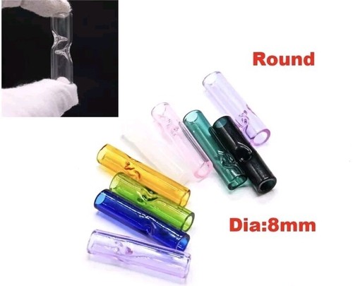 Glas Filter tips zum Rauchen für Zigaretten oder Ähnliches (rundes Mundstück) - Bild 2 von 4