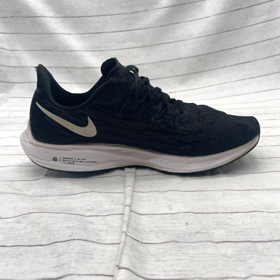 Nike Air Zoom Pegasus 36 Black White Running Shoes Men display picture 1
