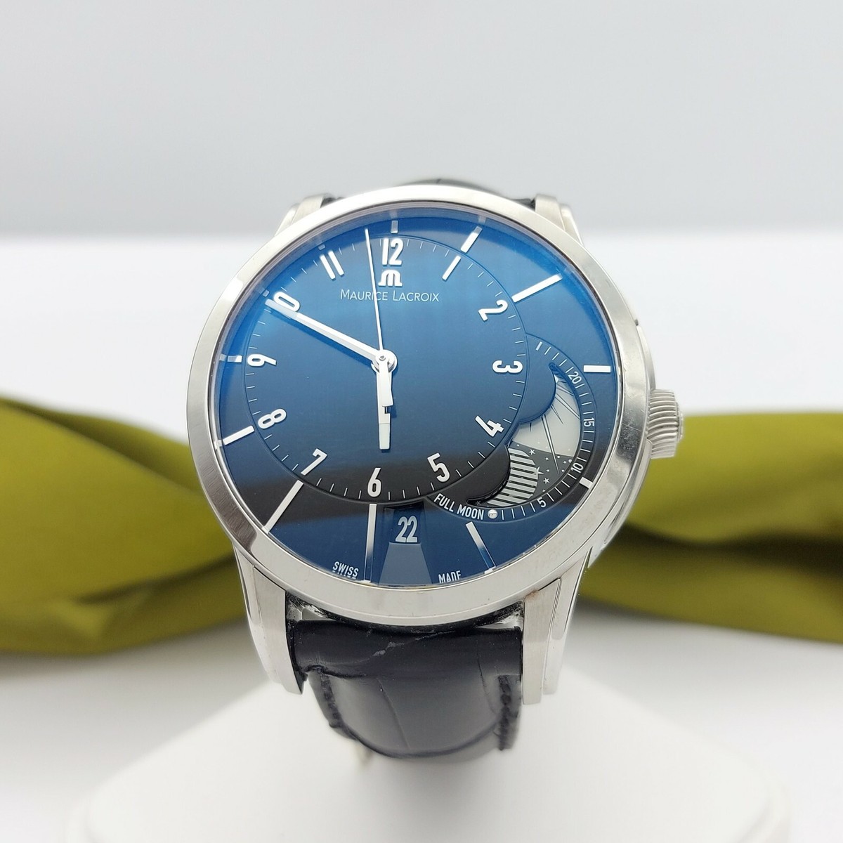 Genuine Maurice Lacroix Pontos Decentrique Phase de lune Mens