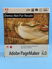 Adobe PageMaker Version 6.0 DEMO Floppy Disks Apple Macintosh OS 1995: Software
