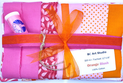 Patchworkstoff Riley Blake Moda Kaufman DIY Kit Tischset mit Foto-Anleitung!