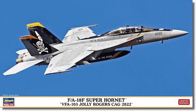 Hasegawa 1/72 USN F/A-18F SUPER HORNET VFA-103 JOLLY ROGERS CAG