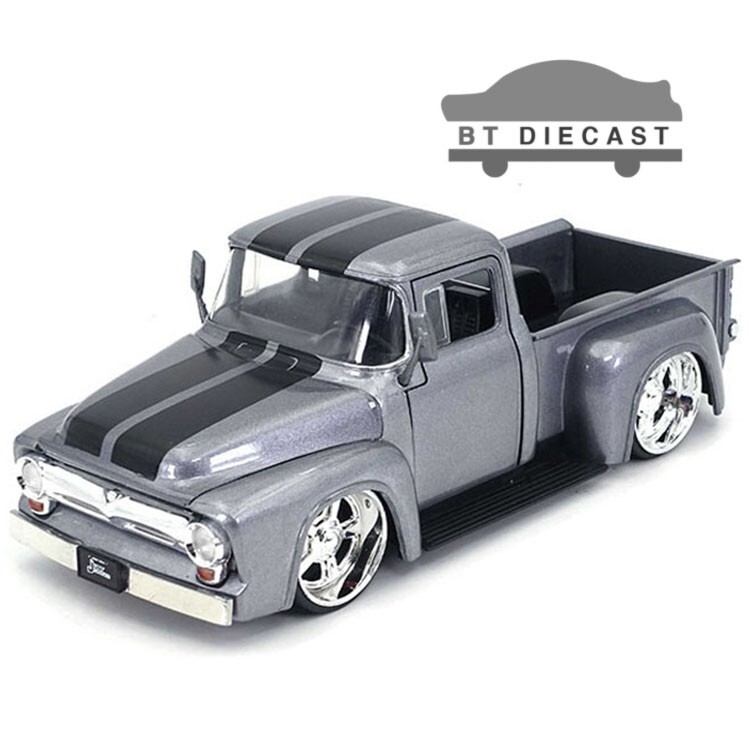 JADA JUST TRUCKS 1956 FORD F-100 CUSTOM 1/24 with BLACK