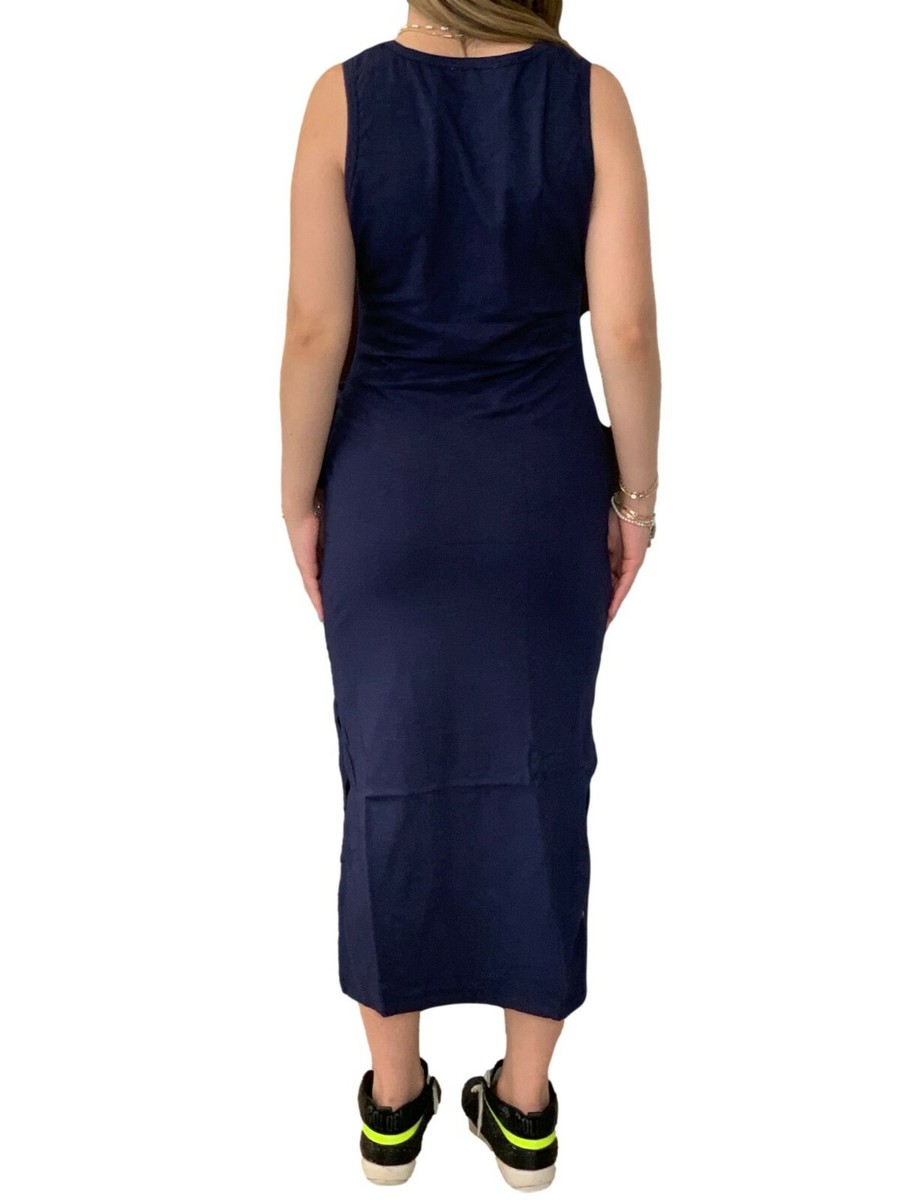 Sundry Women's Knotted Dress with Slits 1 | eBay
