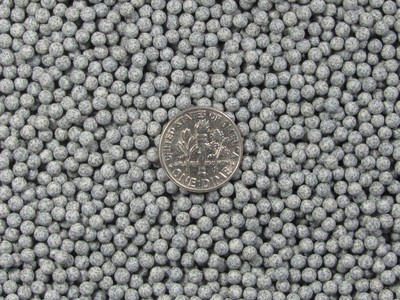 5 Lbs. 3 mm Fast Cutting Grey Abrasive Sphere Ceramic Porcelain Tumbling Media