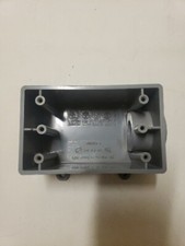 CANTEX 5133364 Weatherproof Box,1Gang,3/4 in Hub,PVC SEE DESCRIPTION