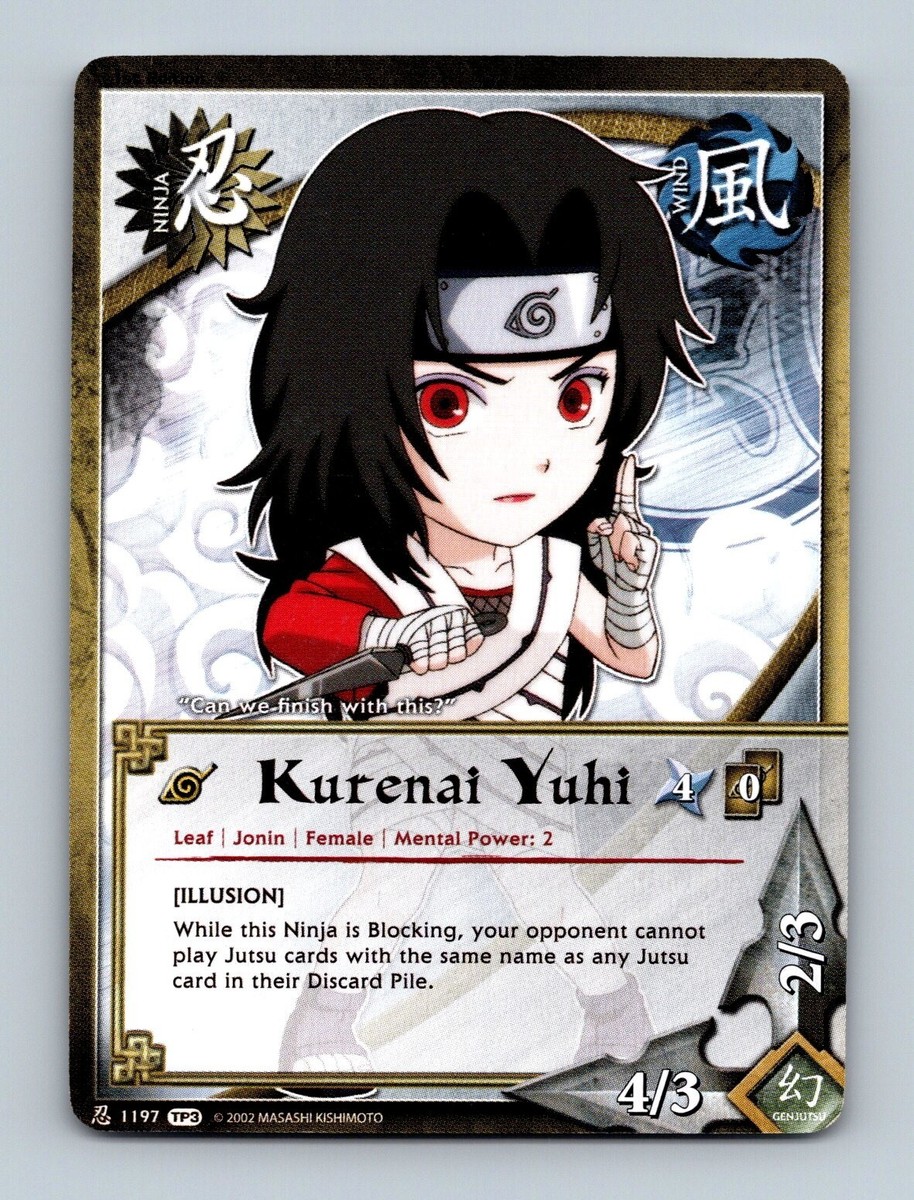 Naruto CCG - CHIBI - Kurenai Yuhi 1197 - PROMO 1st Ed Tournament