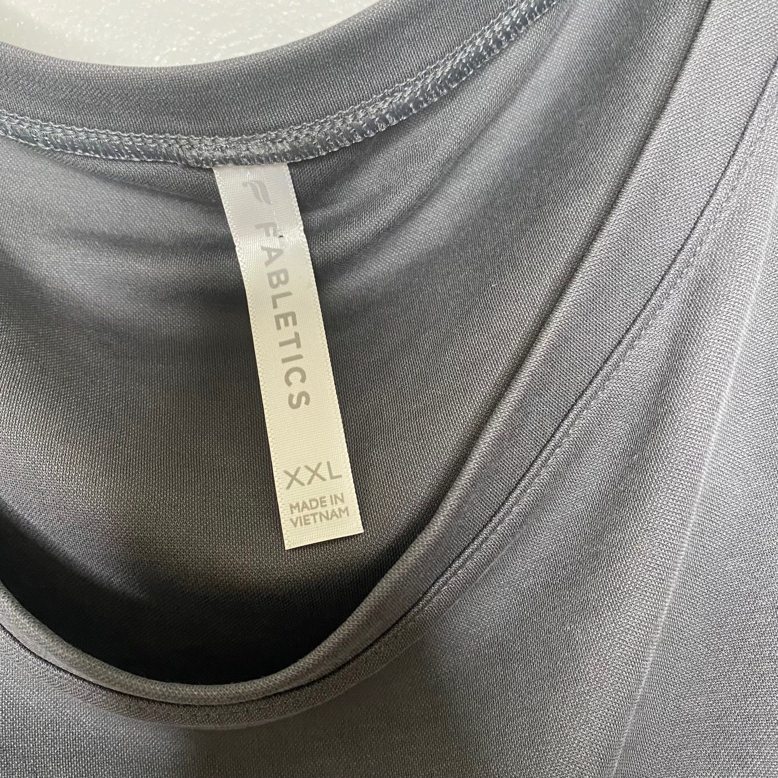 FABLETICS GRAY SCOOP NECK PULLOVER LONG SLEEVE SW… - image 3